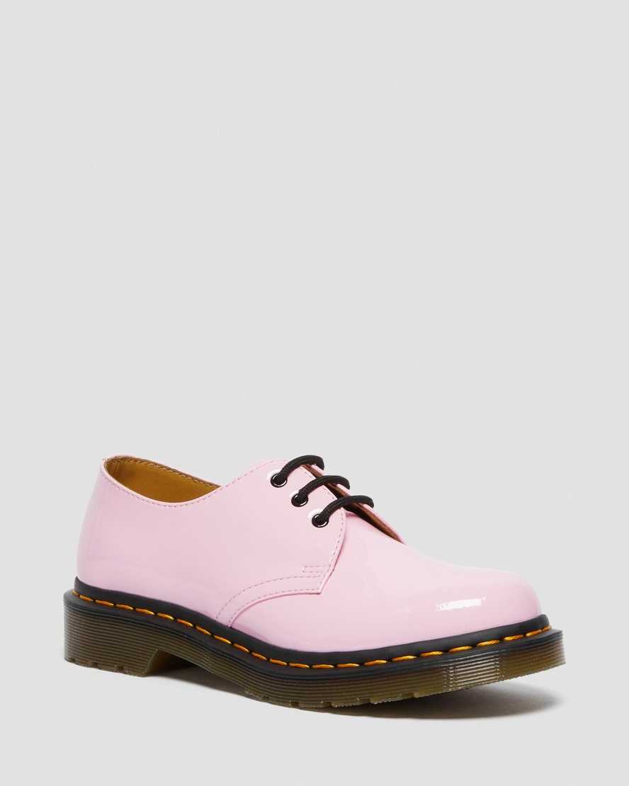 Dr. Martens 1461 Patent Lær Oxford Sko Dame Rosa [0731TKLMJ]